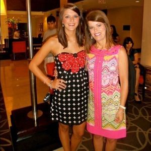 Judith March Strapless dress