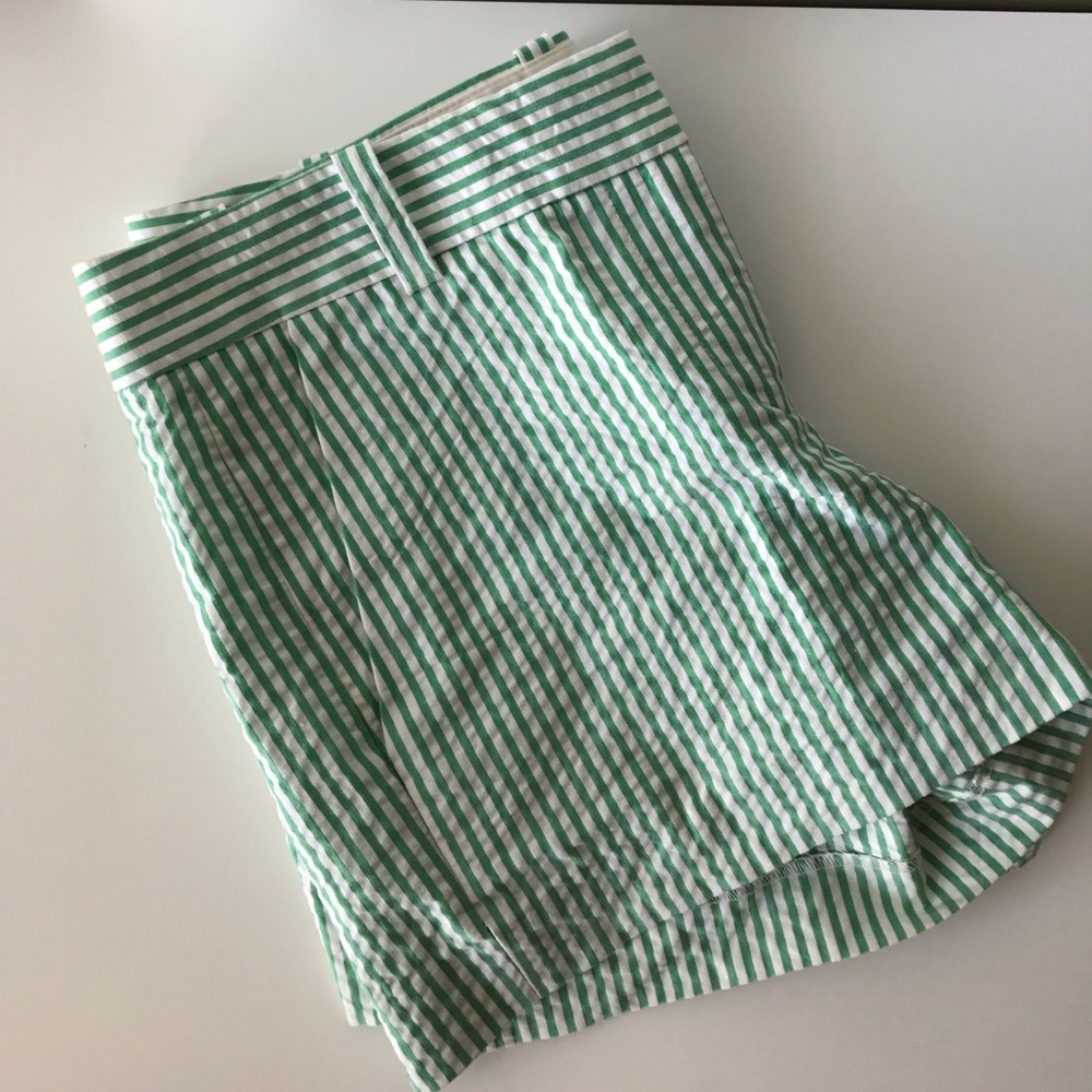 J. Crew Factory City Fit Seersucker Shorts