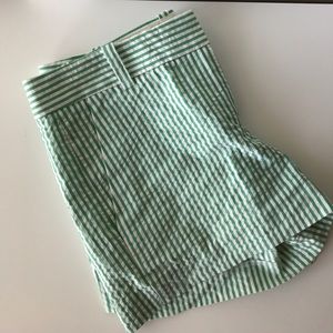 J. Crew Factory City Fit Seersucker Shorts