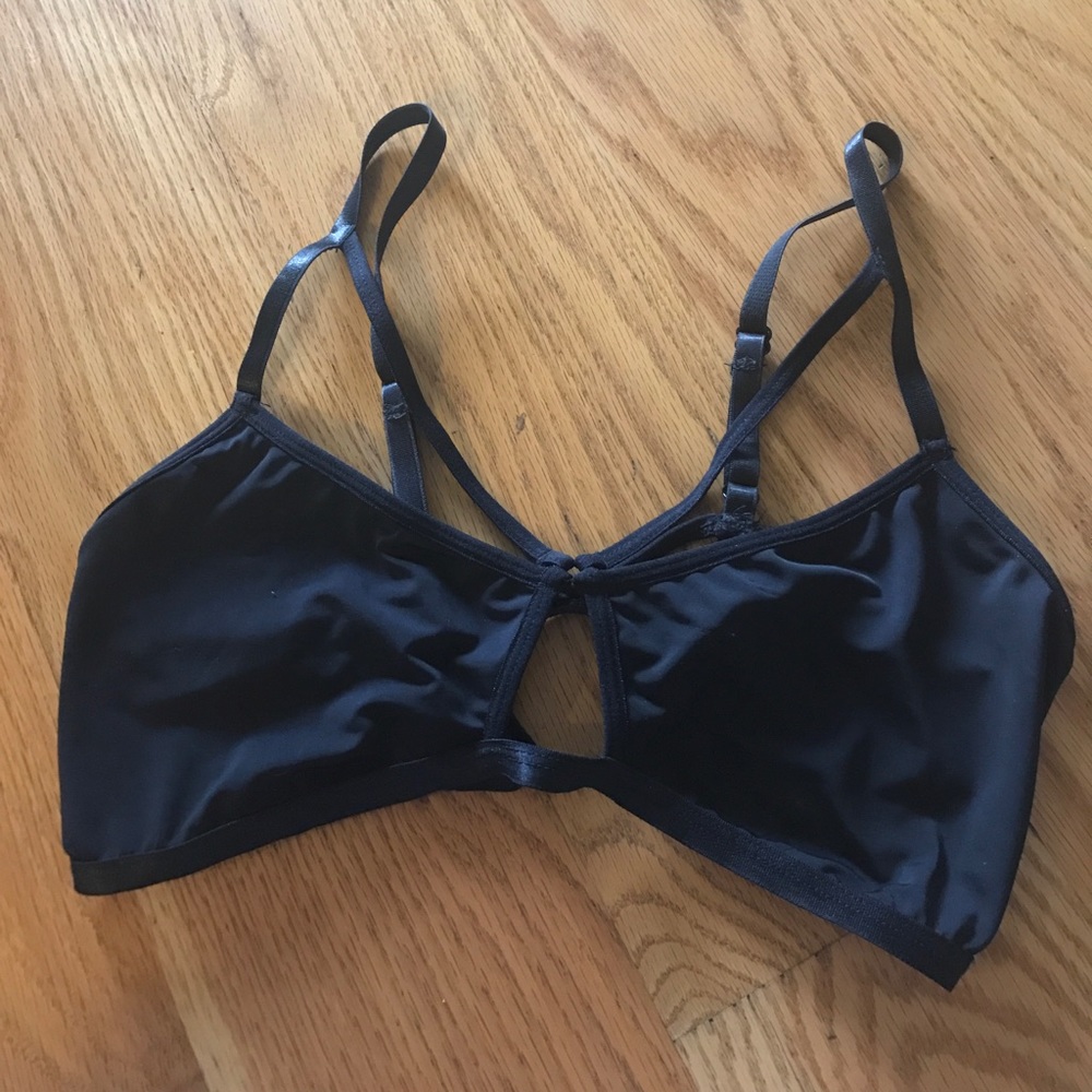Black Cross bralette