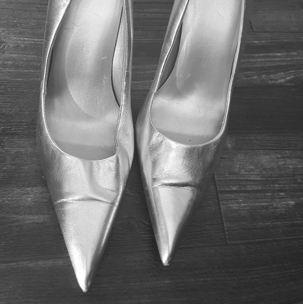 Silver heels