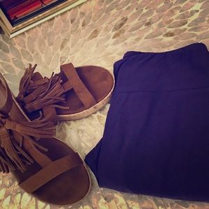 OS LulaRoe Leggings $15 Solid Dark Purple