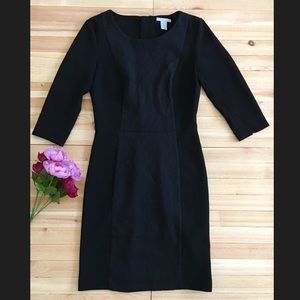 H&M Black Sleeve Dress