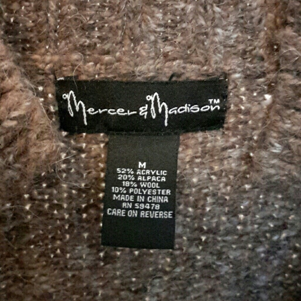 Beautiful boho jacket, poncho style M - Picture 3 of 5