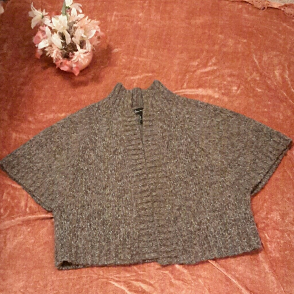 Beautiful boho jacket, poncho style M - Picture 2 of 5