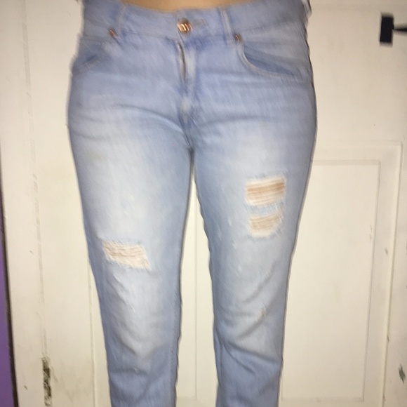 Light wash Zara Boyfriend jeans - Picture 2 of 4