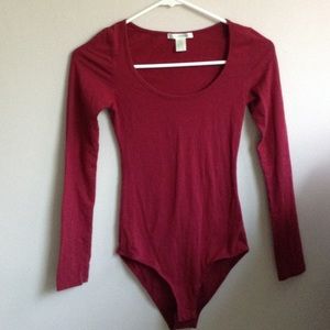 Maroon Bodysuit