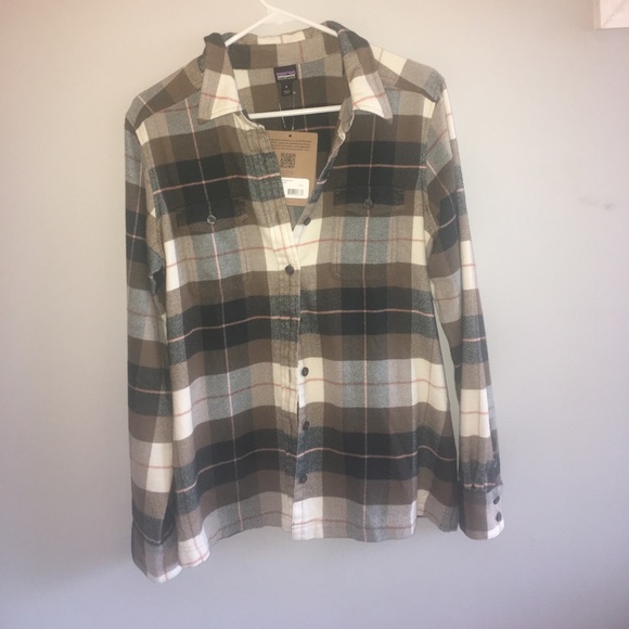 Patagonia Tops - NWT Patagonia Fjord Flannel Shirt Sz 8