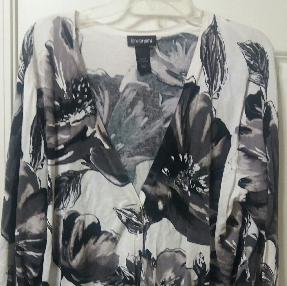 Lane Bryant Floral Sweater