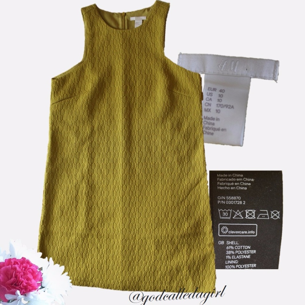 HP H&M Yellow Sundress Sz10