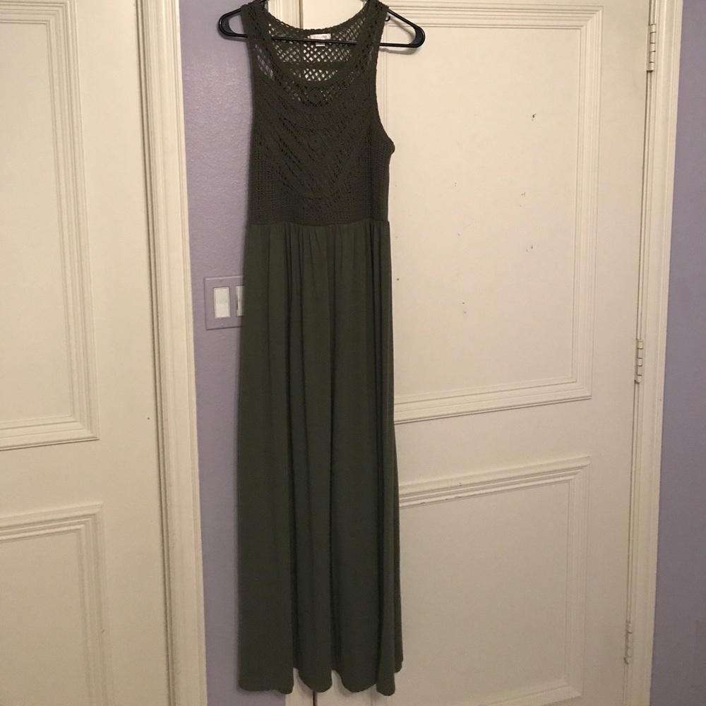 Olive Green Maxi Dress