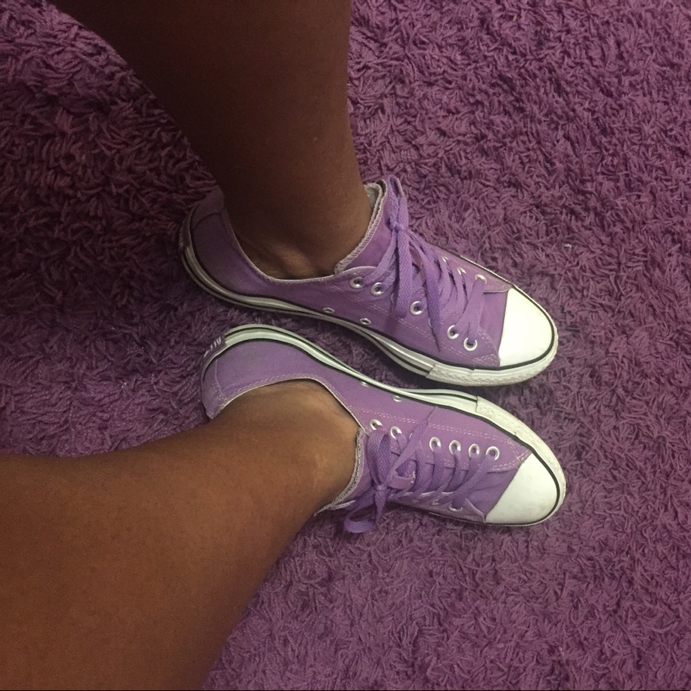 Purple Chuck Taylors