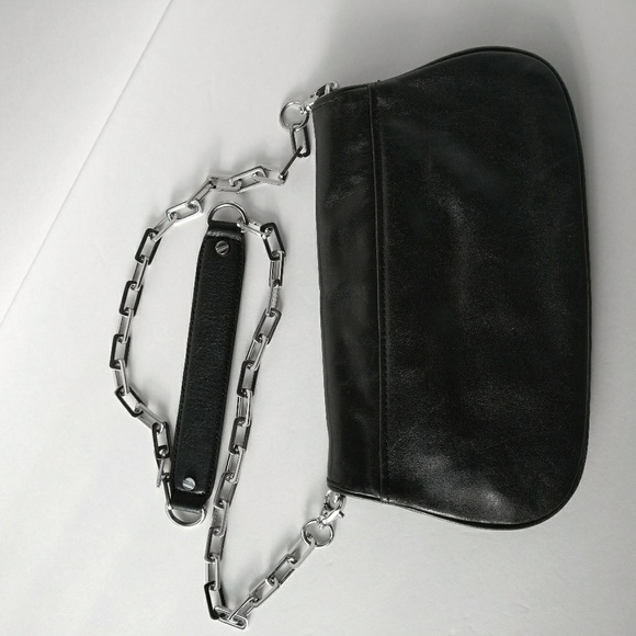 TORY BURCH Black Genuine leather Crossbody bag - Picture 3 of 8