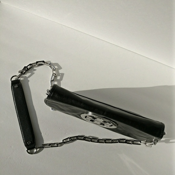 TORY BURCH Black Genuine leather Crossbody bag - Picture 7 of 8