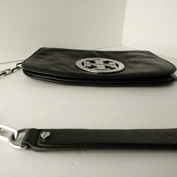 TORY BURCH Black Genuine leather Crossbody bag - Picture 5 of 8