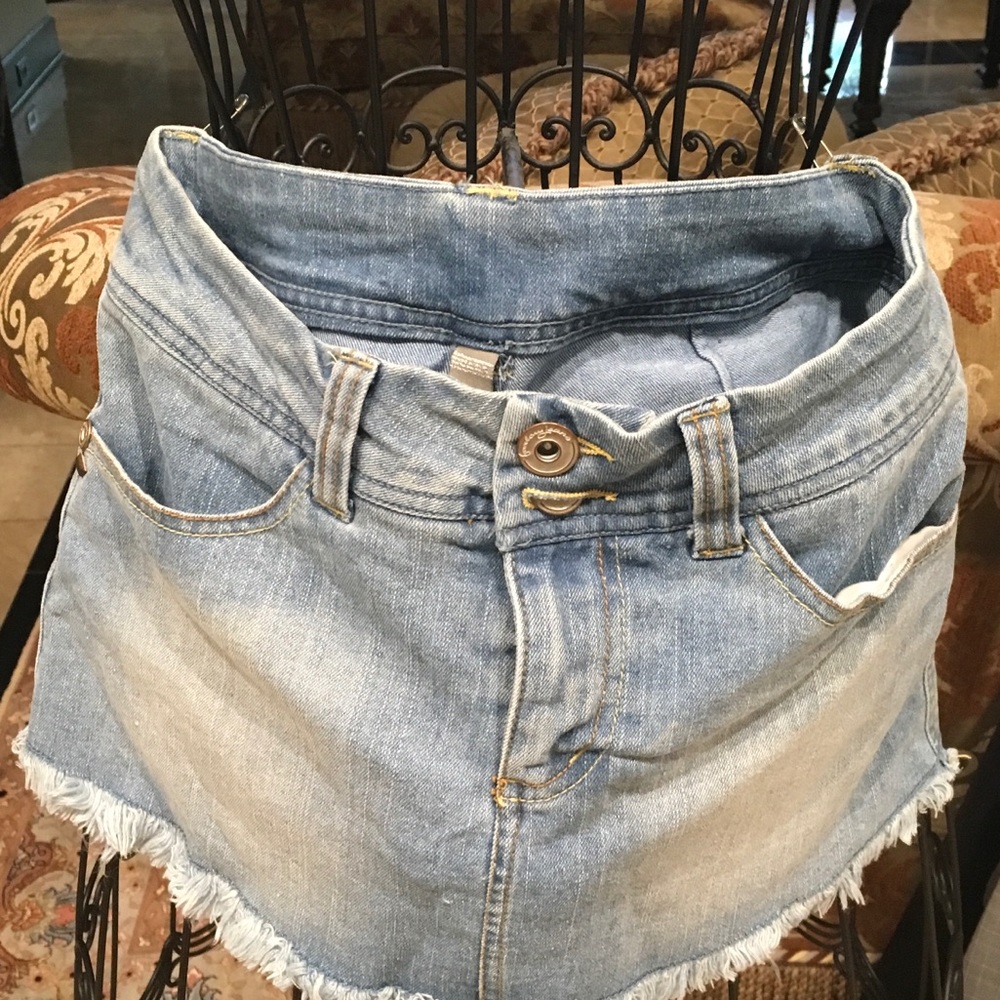 Blue jean skirt