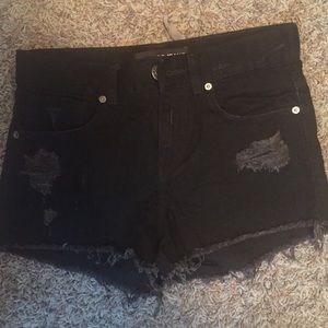NWOT Black high waisted shorts