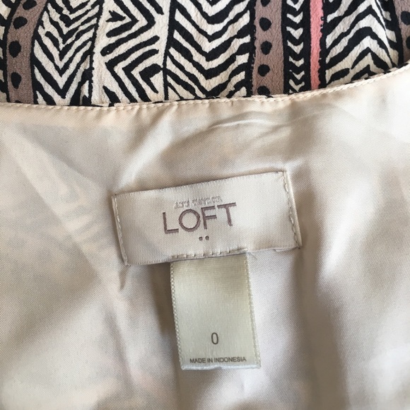 Blush and navy patterned dress, great condition - Picture 4 of 4