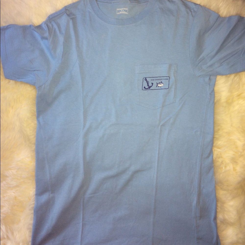 Blue nautical Southern tide tee