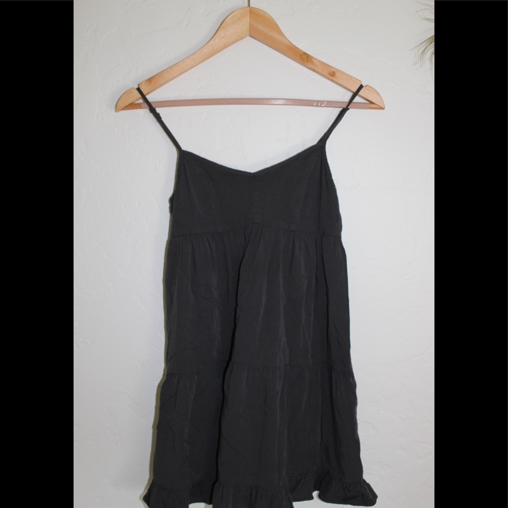 Charcoal Babydoll Dress