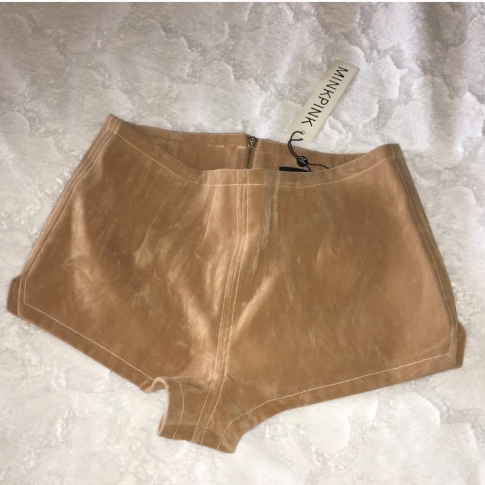 MINKPINK Suede Shorts - Picture 2 of 8