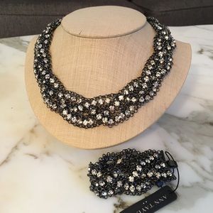 Statement Necklace and bracelet set