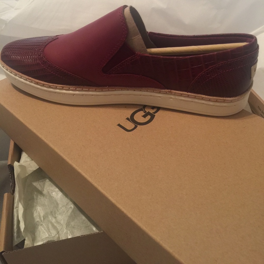 Women's UGG Hadria Croco slip ons