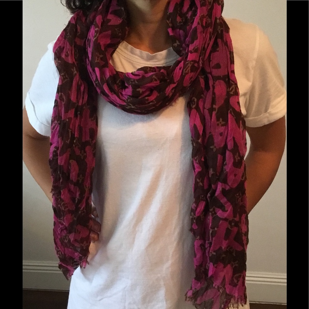 Louis Vuitton oversized scarf