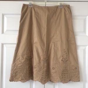 GAP cotton eyelet skirt