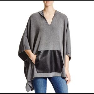 FINAL! Karen Kane Gray Pocket Poncho