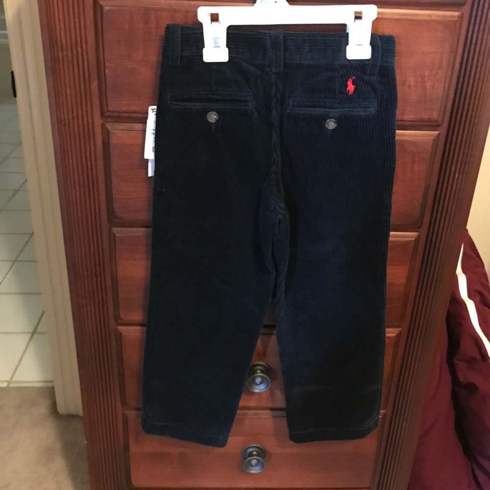 Boys black Corduroy pants size 4t