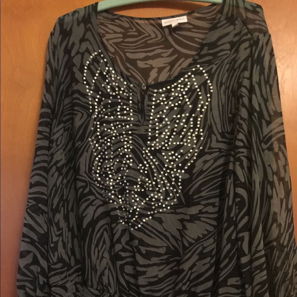 Women's silky blouse