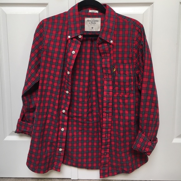 Abercrombie and Fitch Plaid - Picture 1 of 2
