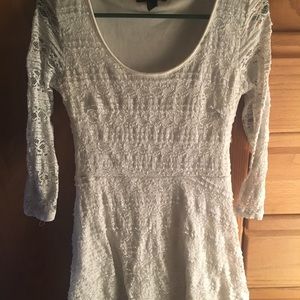 Forever 21 white lace dress!!