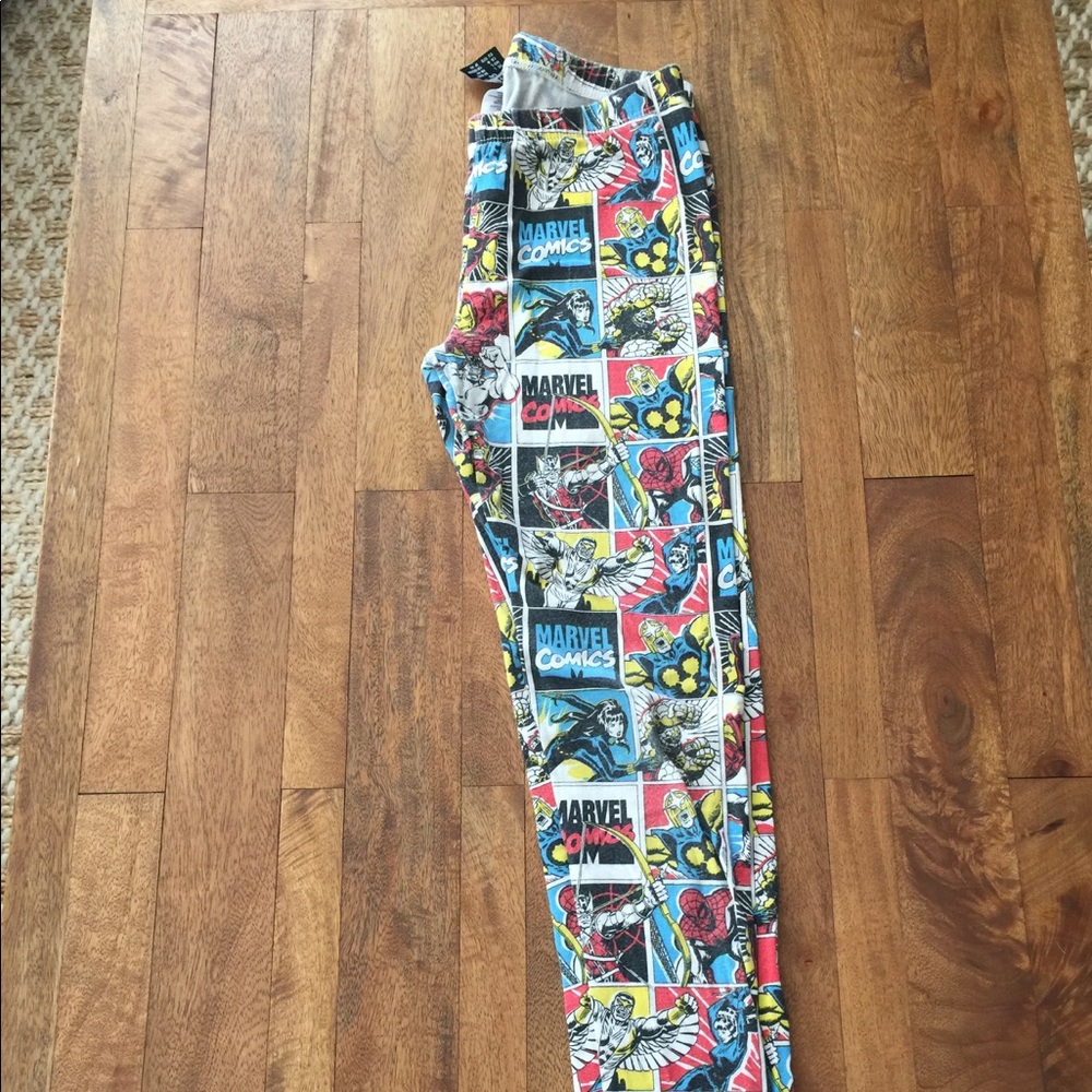 Girls Marvel Comic Leggings