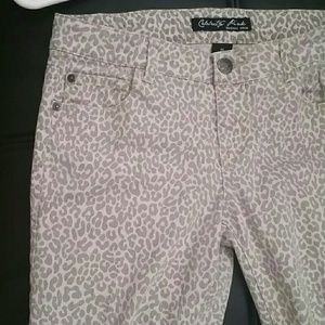 Size 11 gray and cream preloved pants