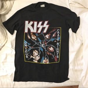 Vintage 80's RARE KISS AUTHENTIC CRAZY NIGHTS TOUR