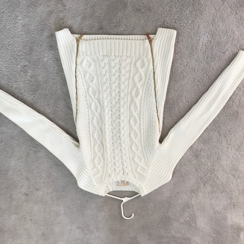 Michael Kors Sweater with gold zippers
