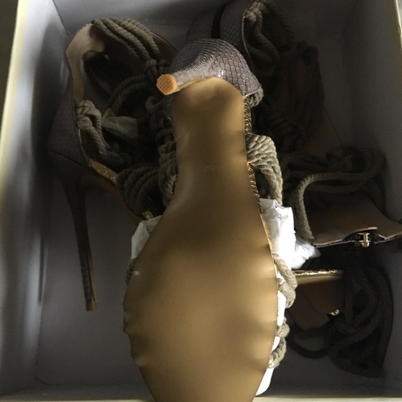 **SOLD** Designer Inspired Rope Gladiator Sandals - Picture 8 of 8