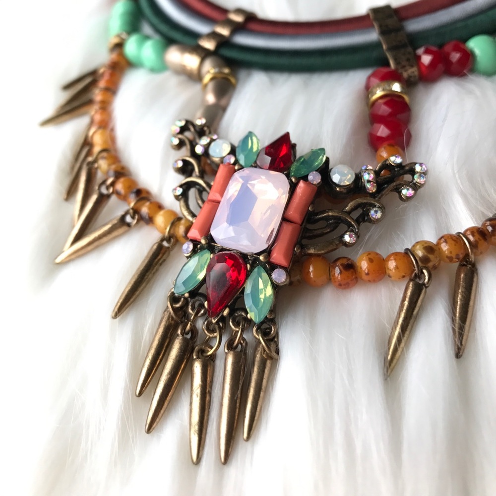 Boho Necklace & Earrings Set