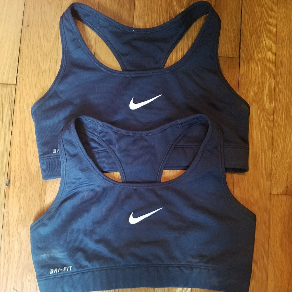 2 nike dri-fit sports bras!!!!