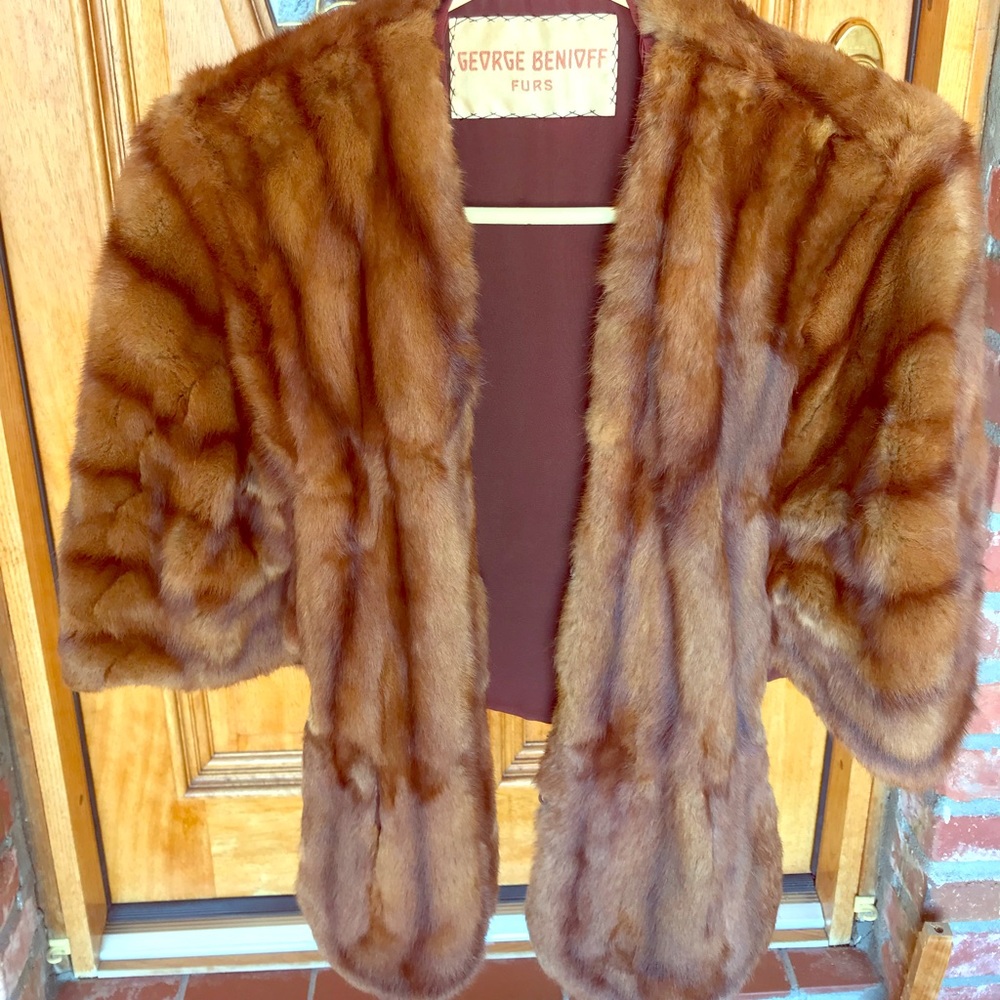 Mink shawl