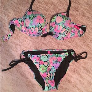 Victoria Secret Multi-Floral Swimsuit
