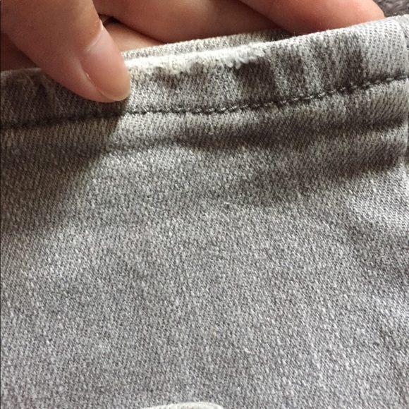 Light, faded gray straight leg jeans- size 2 - Picture 3 of 8