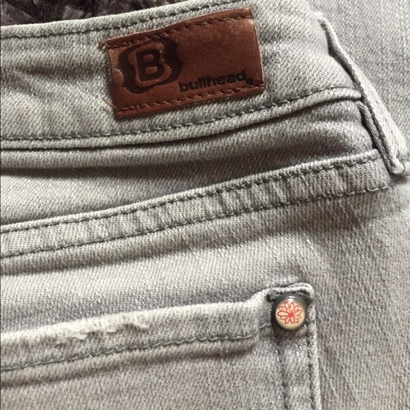 Light, faded gray straight leg jeans- size 2 - Picture 6 of 8