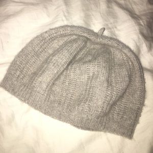 Light Grey Cashmere Beret