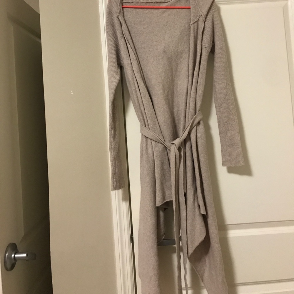Free People Tie Cardigan