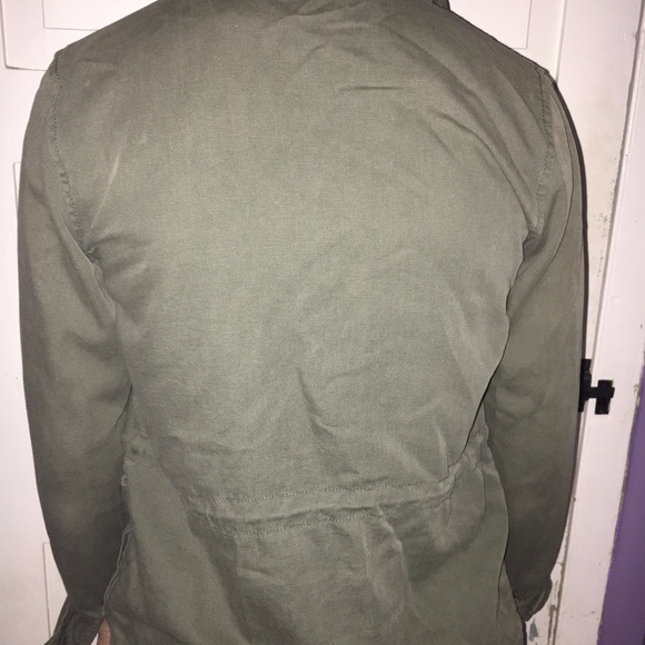 Olive green cargo jacket - Picture 3 of 3