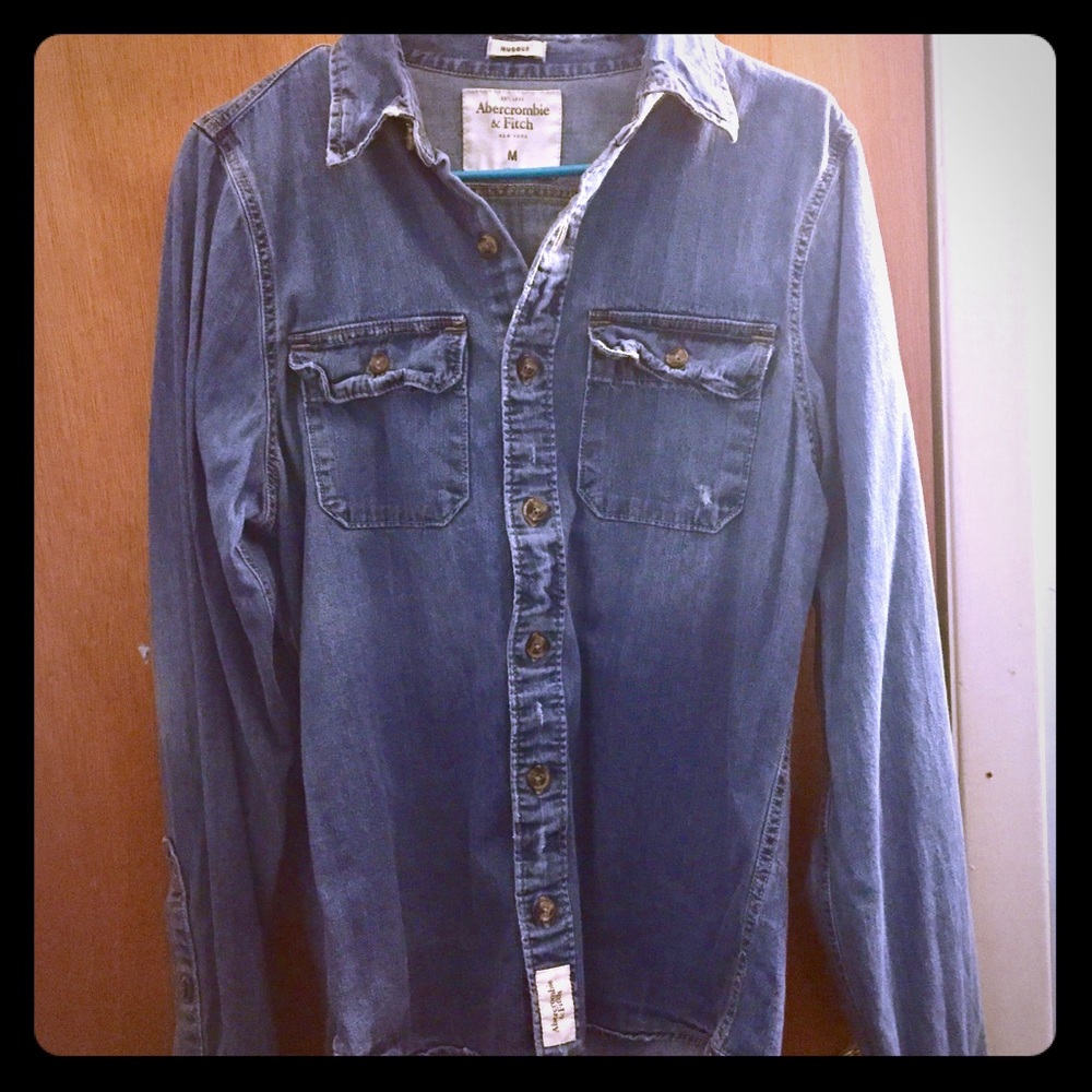 Abercrombie and Fitch denim button down
