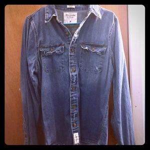 Abercrombie and Fitch denim button down